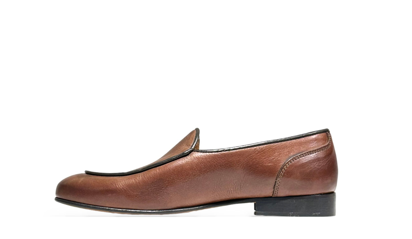 Brown Smooth leather moccasin